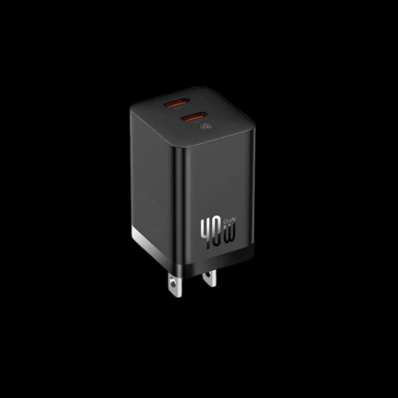 Baseus GaN5 Pro 40W Dual-Port USB-C Fast Charging Adapter at Digital Dukkan