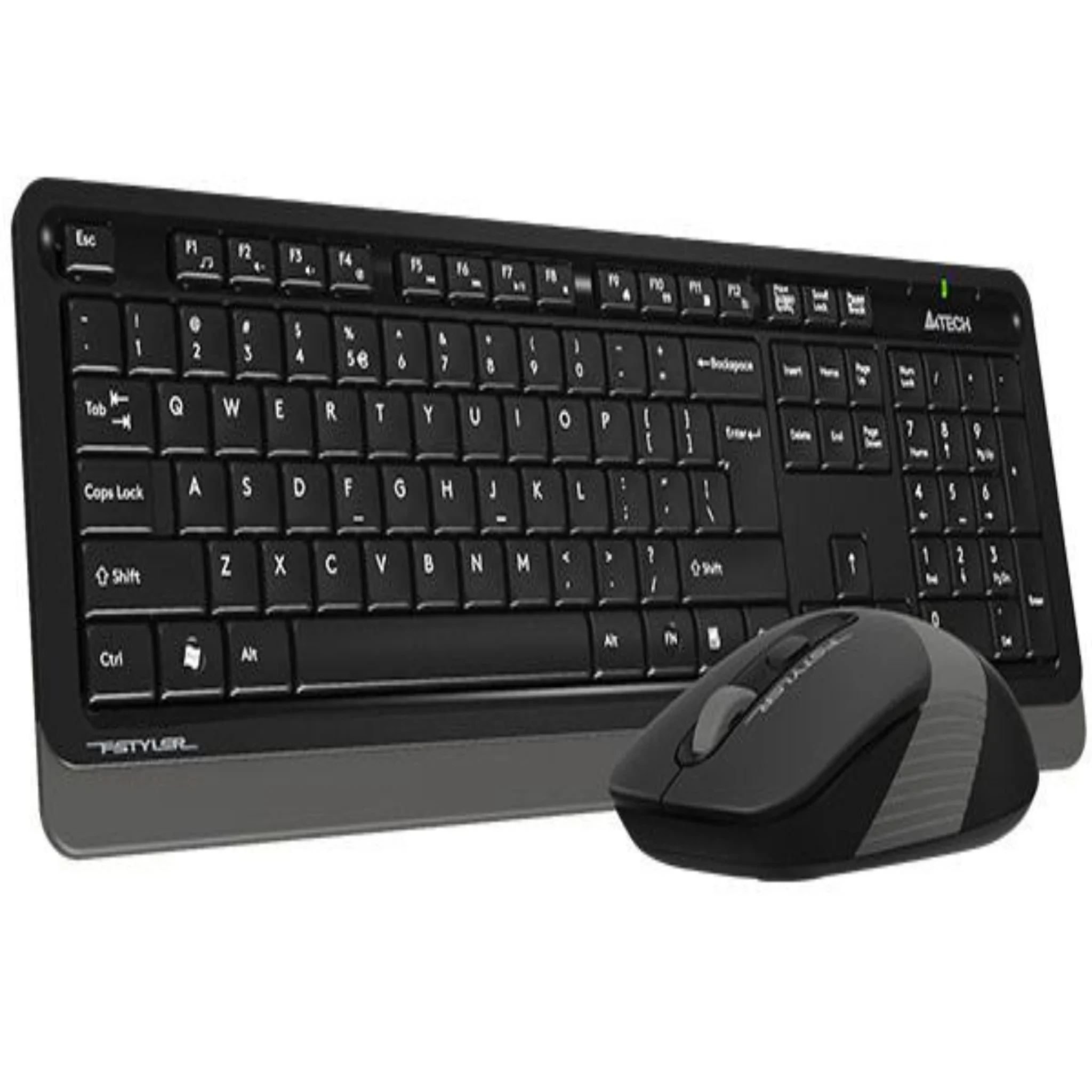 A4TECH FG1010S Grey Multimedia Keyboard and Silent Click Mouse Combo