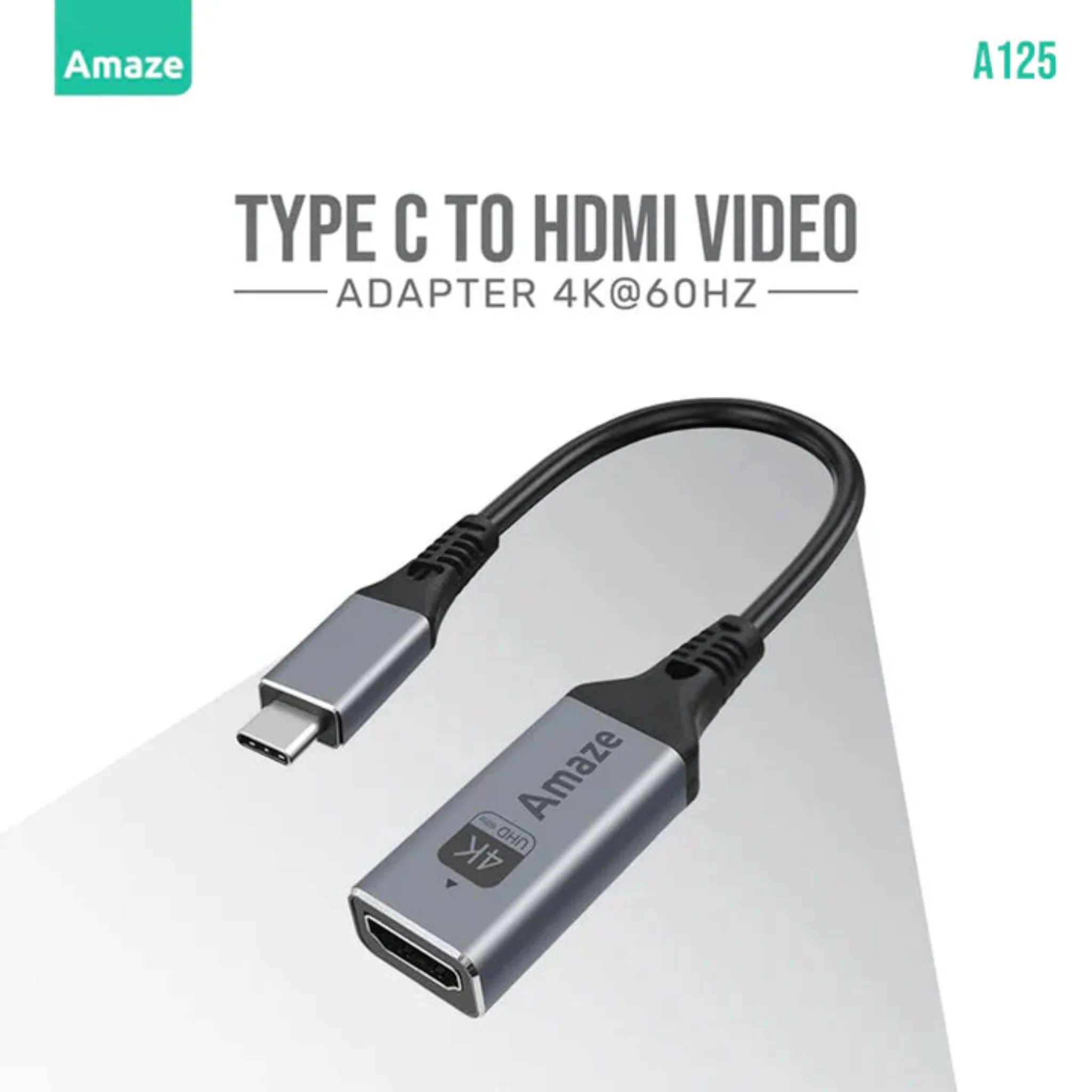 Amaze A125 Type-C to HDMI Adapter 4K 60Hz