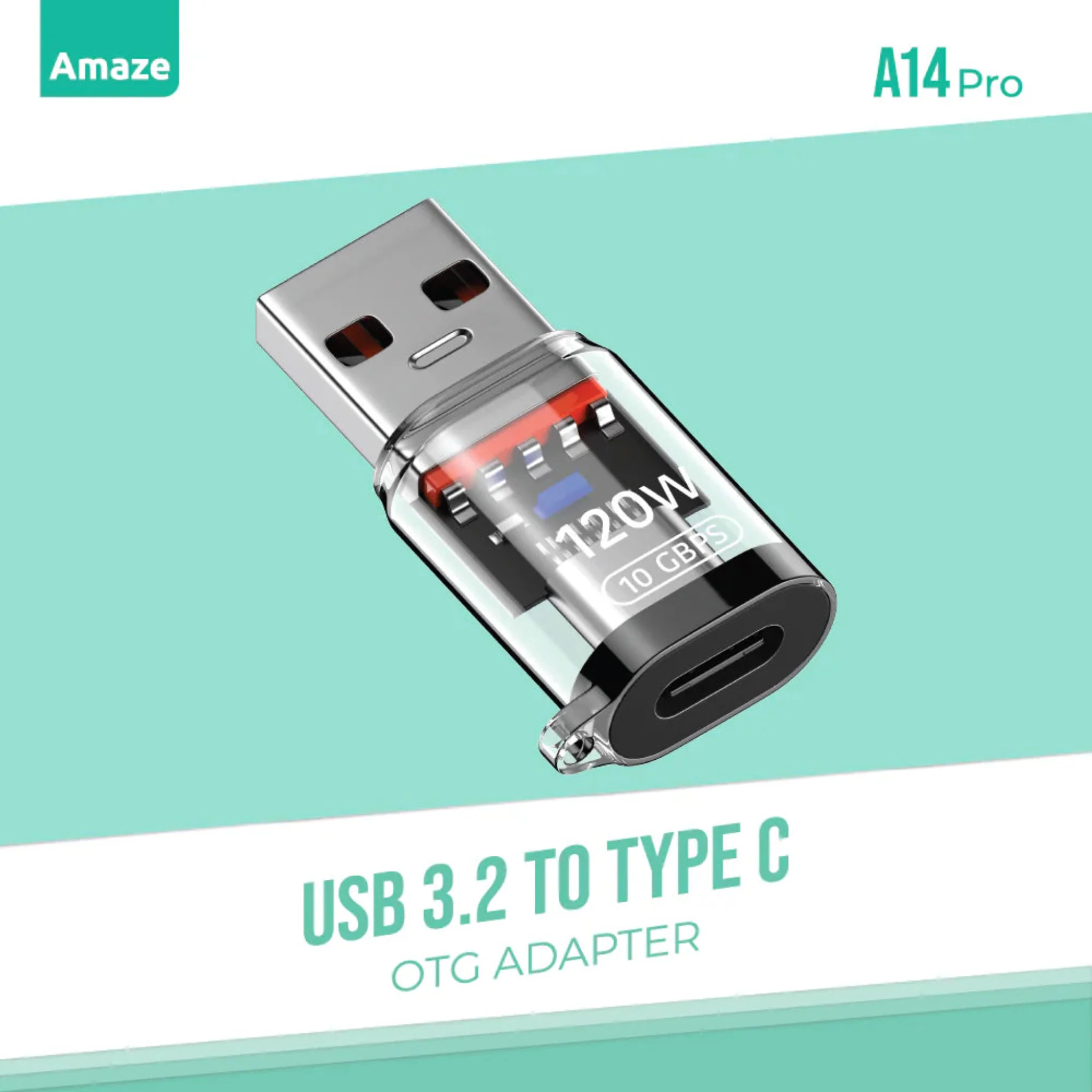 Amaze A14 Pro USB 3.2 Type-C Female Adapter