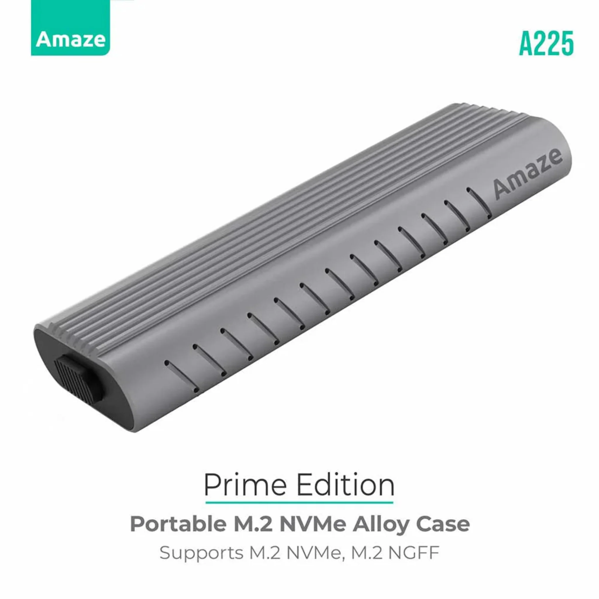 Amaze A225 Prime Edition M.2 NVMe Alloy Case