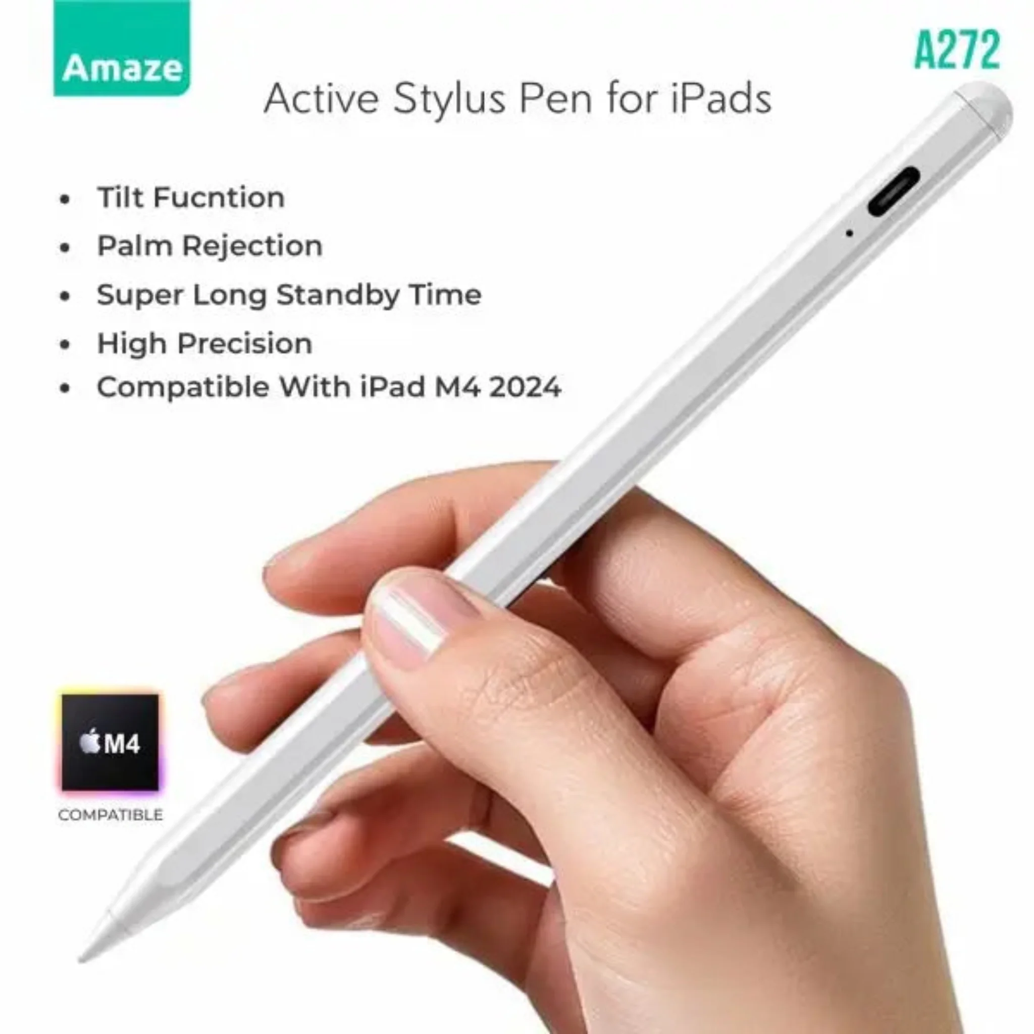Amaze A272 Active Stylus Pen for iPads - White