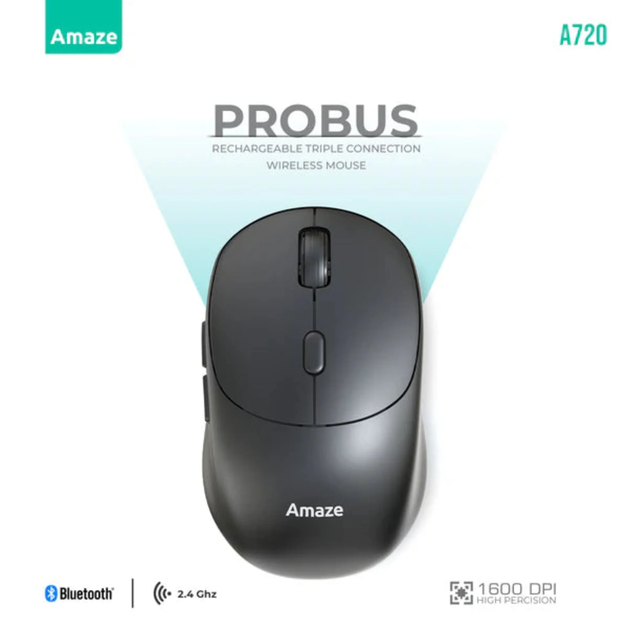 Amaze A720 ProBus Rechargeable Wireless Mouse