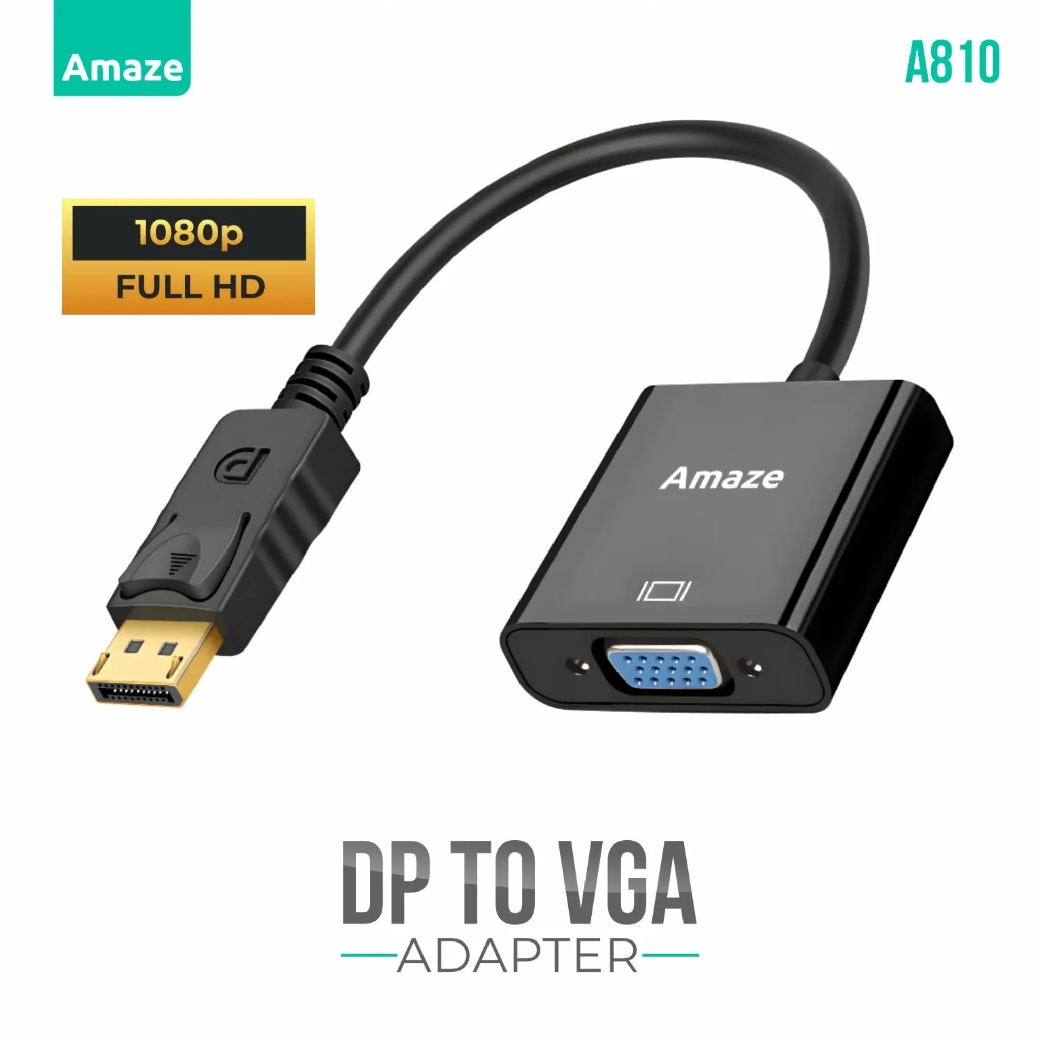 Amaze A810 DisplayPort to VGA Adapter