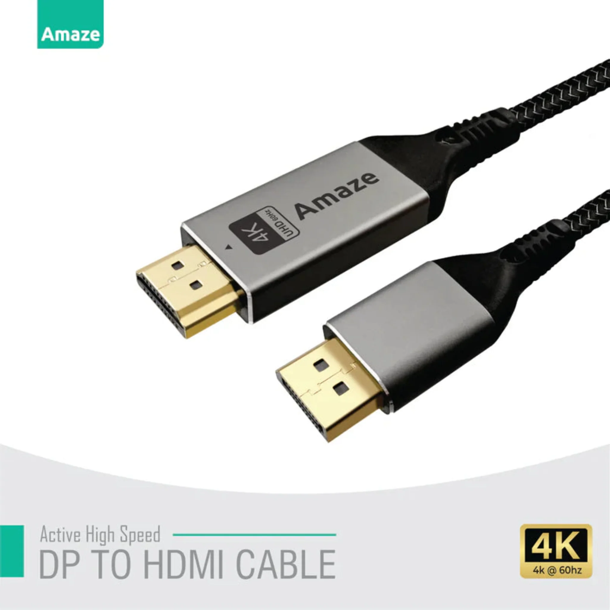 Amaze A815 DisplayPort to HDMI Cable 4K 60Hz - 2M