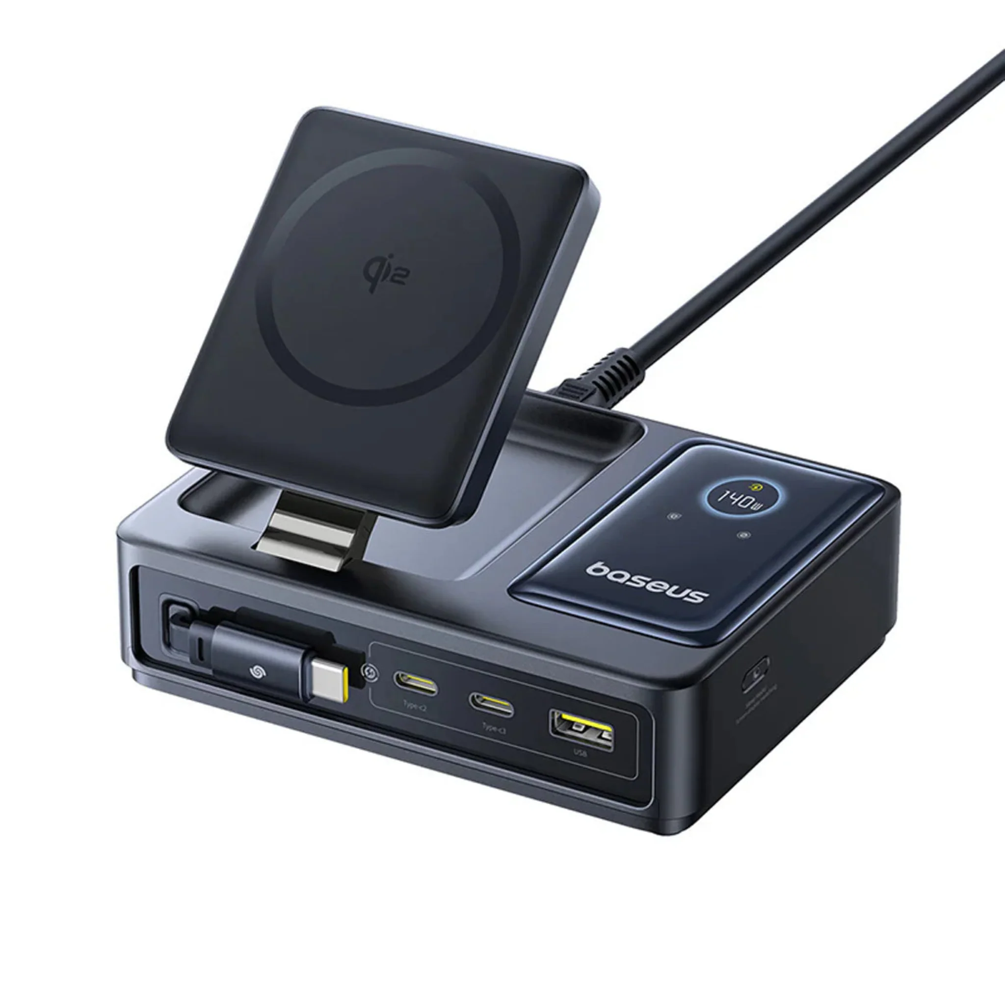 Baseus Nomos 5-in-1 Desktop Charger - Cosmic Black