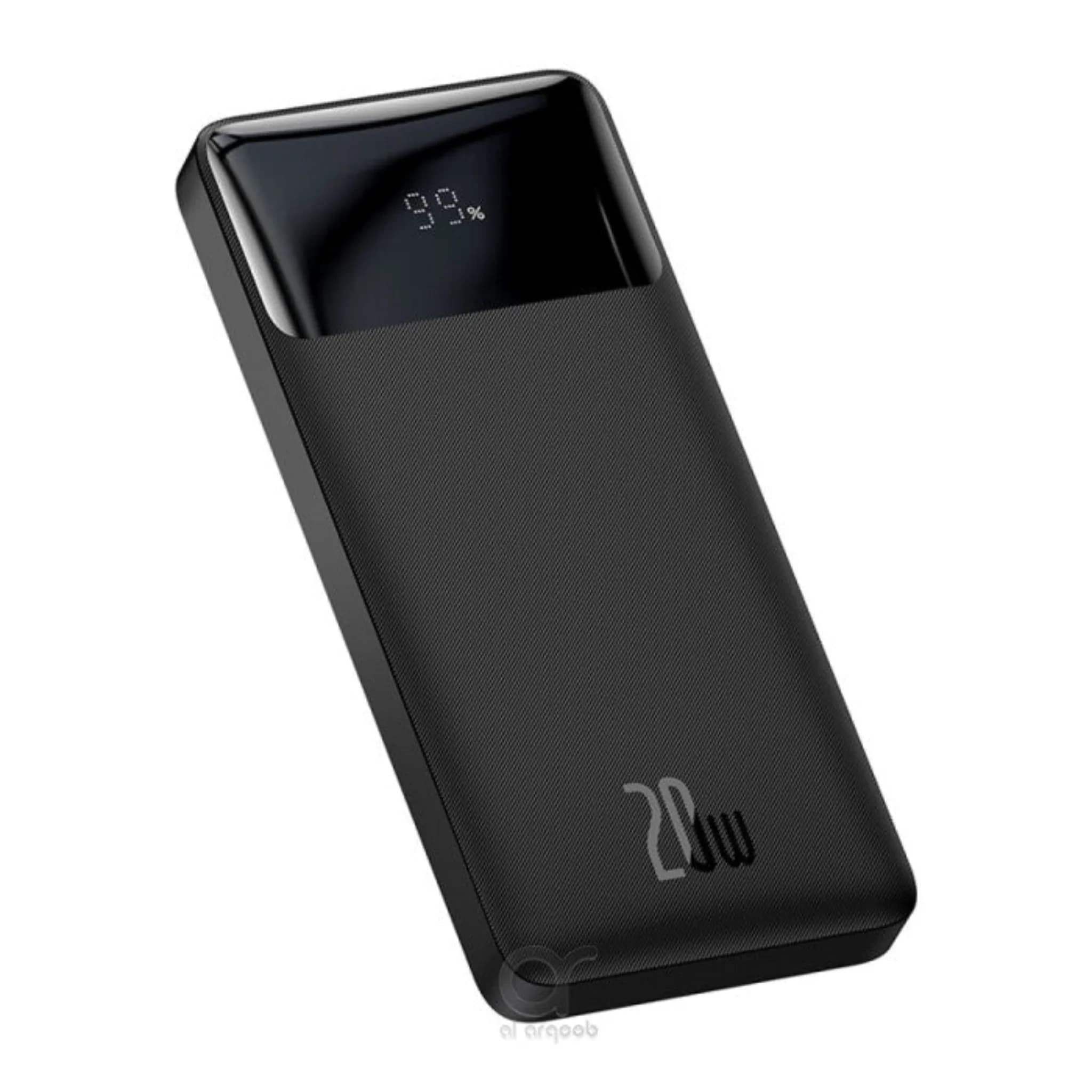Baseus Bipow 10000mAh Fast Charge Power Bank - 20W Black