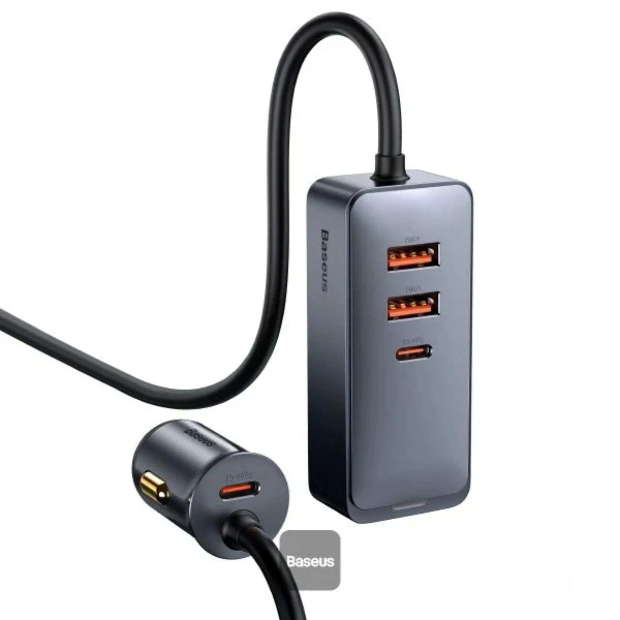 Baseus 120W Fast Car Charger with Dual USB Ports