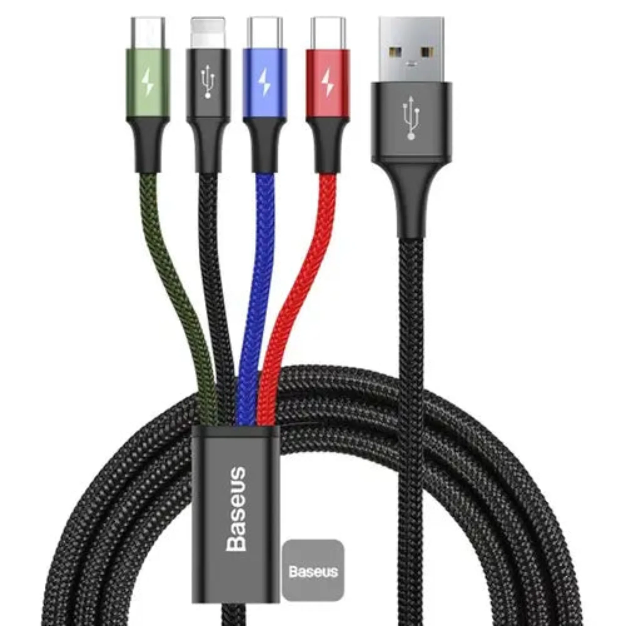 Baseus Fast 4-in-1 Charging Cable - Black
