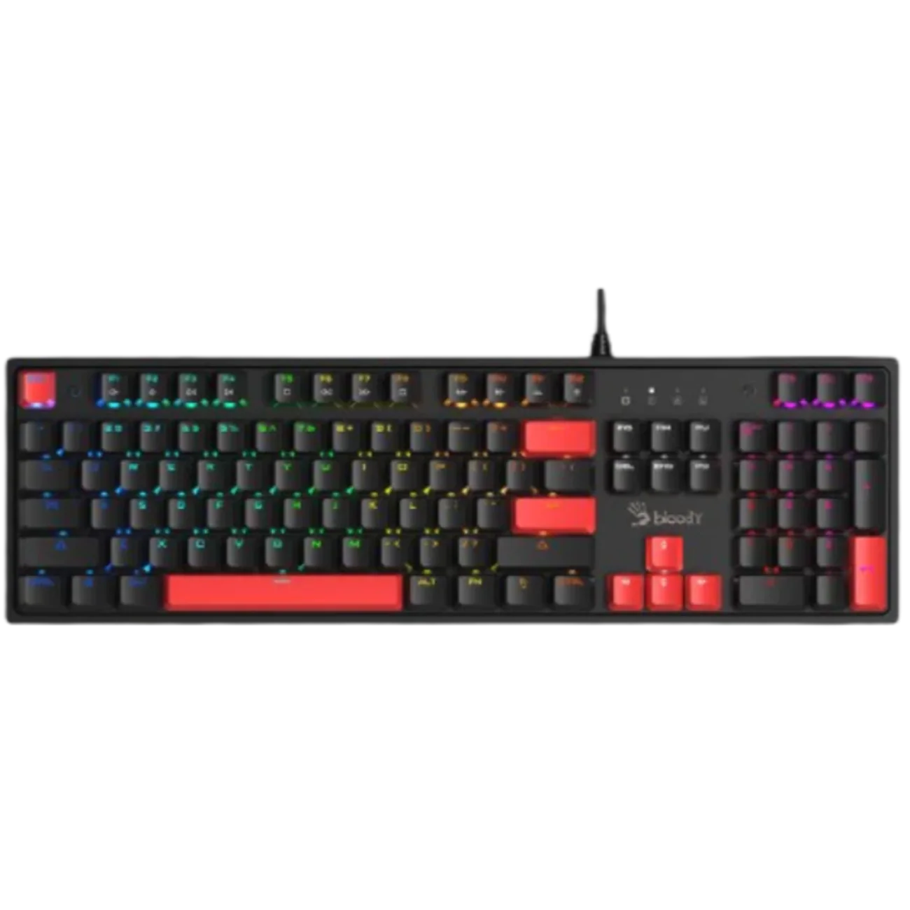 Bloody S520N Fire Black RGB Backlit Gaming Keyboard