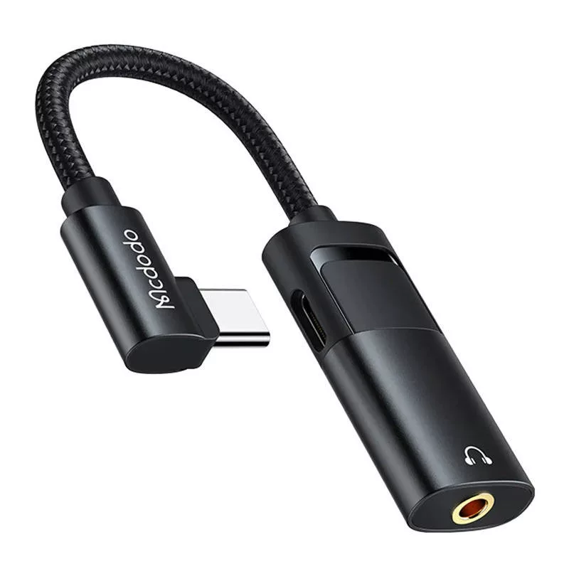 Mcdodo Type-C Digital Audio Adapter with 3.5MM and PD 60W Charger