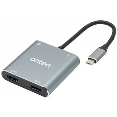 Onten Type-C to Dual HDMI Adapter