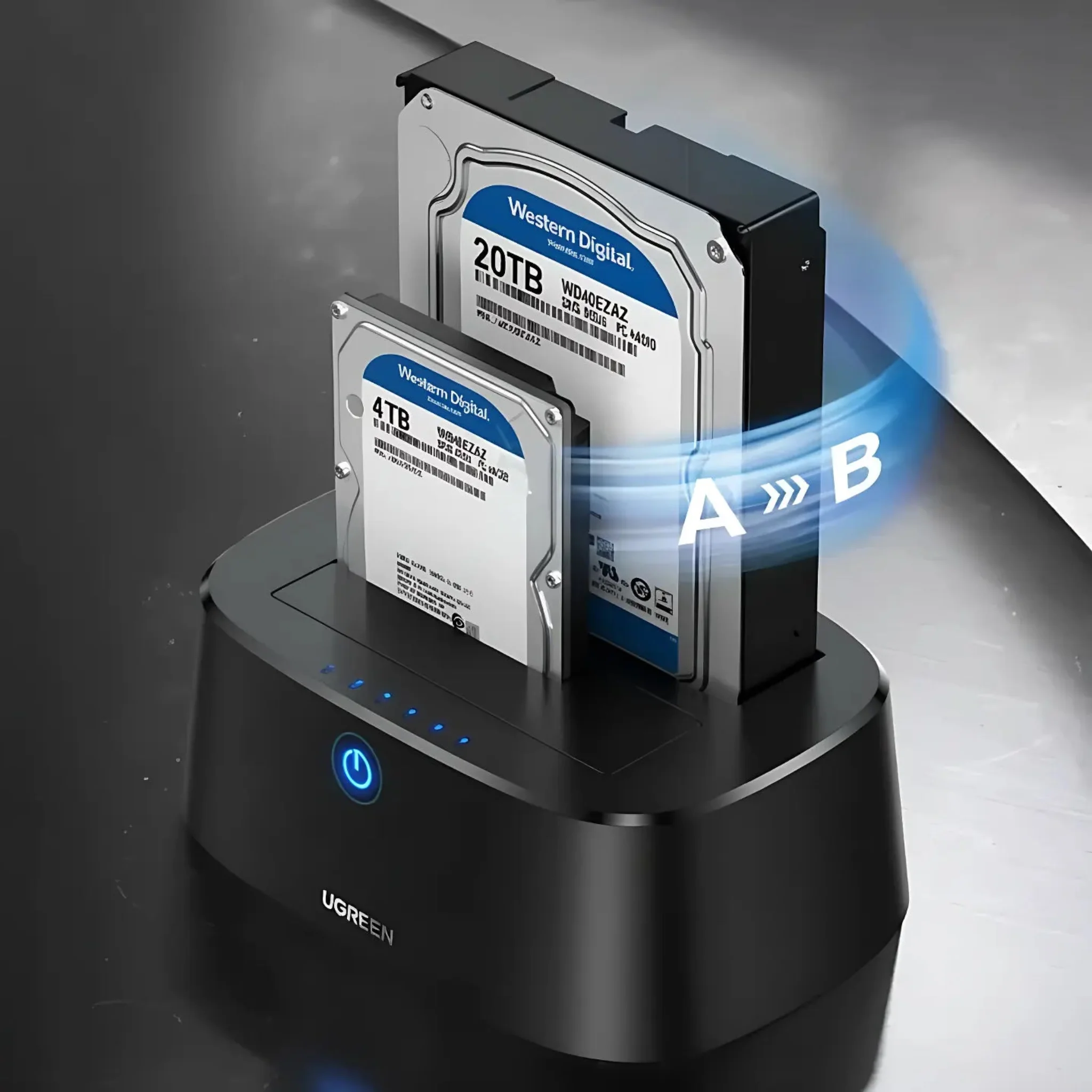 UGREEN USB 3.0 to SATA Dual-Bay Hard Drive Duplicator